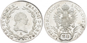 Franz II. (I.), 20 Kreuzer 1802, Vienna