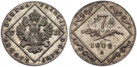 Franz II. (I.), 7 Kreuzer 1802, Vienna