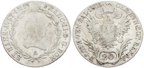 Franz II. (I.), 20 Kreuzer 1805, Vienna