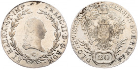 Franz II. (I.), 20 Kreuzer 1806, Prag