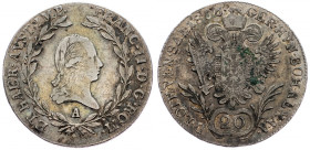 Franz II. (I.), 20 Kreuzer 1806, Vienna