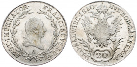 Franz II. (I.), 20 Kreuzer 1810, Vienna