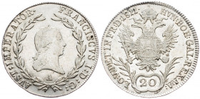 Franz II. (I.), 20 Kreuzer 1811, Vienna