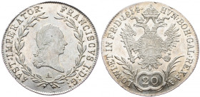 Franz II. (I.), 20 Kreuzer 1814, Vienna