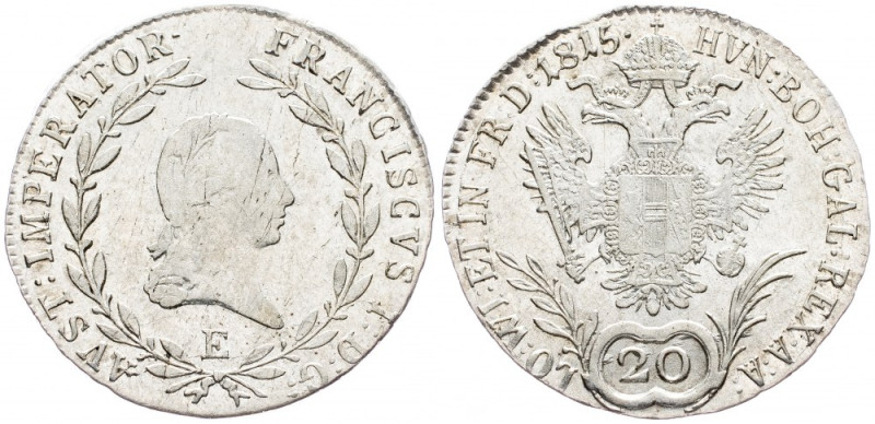 Franz II. (I.), 20 Kreuzer 1815, Karlsburg Franz II. (I.), 20 Kreuzer 1815, Karl...