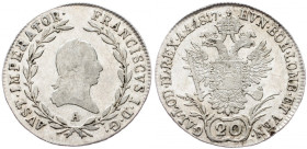 Franz II. (I.), 20 Kreuzer 1817, Vienna