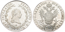 Franz II. (I.), 20 Kreuzer 1818, Vienna