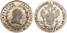 Franz II. (I.), 20 Kreuzer 1819, Vienna