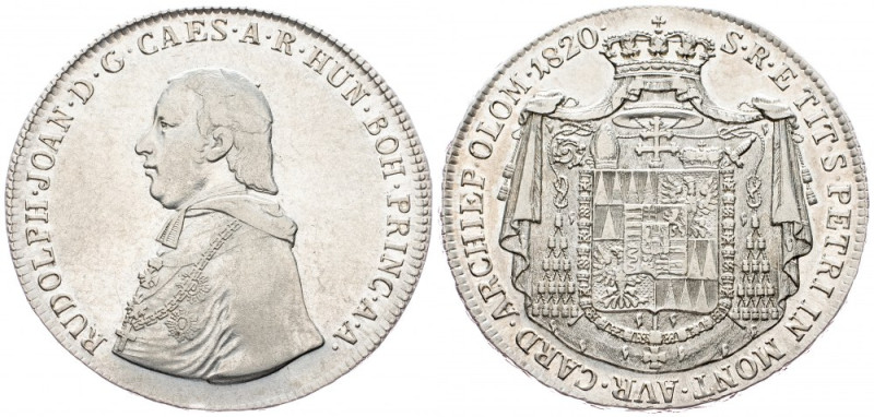 Olomouc, 1/2 Thaler 1820, Vienna Olomouc, 1/2 Thaler 1820, Vienna, 13,975 g, Ag,...