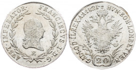 Franz II. (I.), 20 Kreuzer 1821, Karlsburg