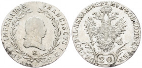 Franz II. (I.), 20 Kreuzer 1822, Karlsburg