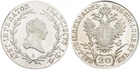 Franz II. (I.), 20 Kreuzer 1823, Vienna