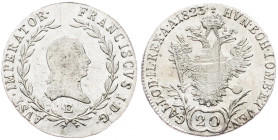 Franz II. (I.), 20 Kreuzer 1823, Karlsburg