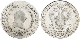 Franz II. (I.), 20 Kreuzer 1824, Vienna