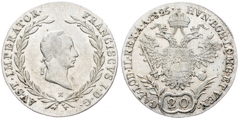 Franz II. (I.), 20 Kreuzer 1825, Karlsburg Franz II. (I.), 20 Kreuzer 1825, Karl...