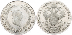 Franz II. (I.), 20 Kreuzer 1827, Kremnitz
