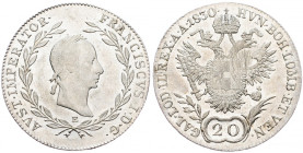 Franz II. (I.), 20 Kreuzer 1830, Karlsburg