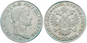 Franz II. (I.), 20 Kreuzer 1831, Vienna
