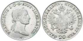 Franz II. (I.), 20 Kreuzer 1831, Vienna