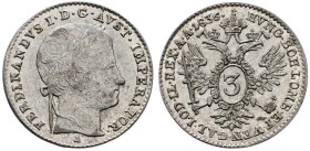 Ferdinand V., 3 Kreuzer 1836, Vienna
