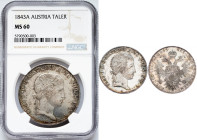Ferdinand V., 1 Thaler 1843, Vienna