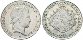 Ferdinand V., 20 Kreuzer 1847, Kremnitz