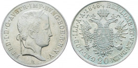 Ferdinand V., 20 Kreuzer 1848, Vienna