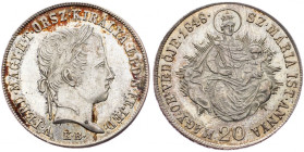 Ferdinand V., 20 Kreuzer 1848, Kremnitz