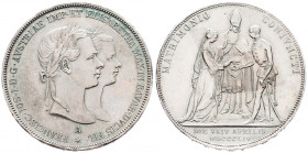 Franz Joseph I., 2 Gulden 1854, Vienna