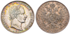 Franz Joseph I., 1/4 Gulden 1858, Vienna