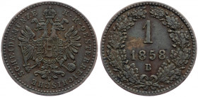 Franz Joseph I., 1 Kreuzer 1858, Kremnitz