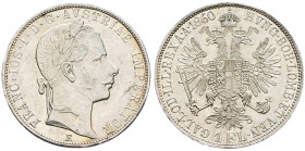 Franz Joseph I., 1 Gulden 1860, Karlsburg