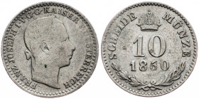Franz Joseph I., 10 Kreuzer 1860, Venice