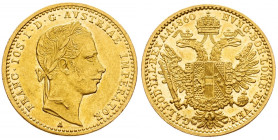 Franz Joseph I., 1 Dukat 1860, Vienna