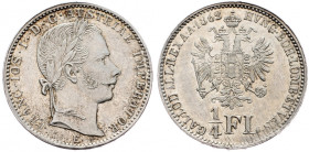 Franz Joseph I., 1/4 Gulden 1862, Karlsburg
