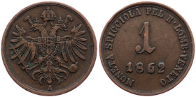 Franz Joseph I., 1 Soldo 1862, Vienna