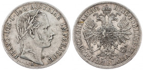 Franz Joseph I., 1 Gulden 1865, Vienna