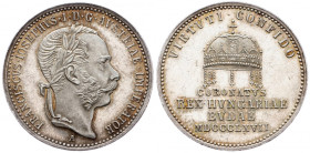 Franz Joseph I., Jeton 1867