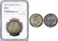Franz Joseph I., 1 Thaler 1867, Vienna