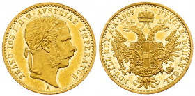 Franz Joseph I., 1 Dukat 1869, Vienna