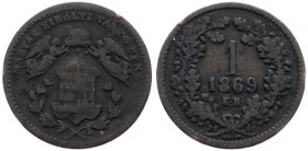 Franz Joseph I., 1 Kreuzer 1869, Kremnitz