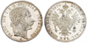 Franz Joseph I., 2 Gulden 1870, Vienna