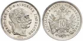 Franz Joseph I., 10 Kreuzer 1872, Vienna