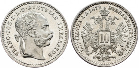 Franz Joseph I., 10 Kreuzer 1872, Vienna