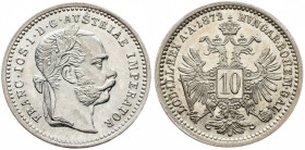 Franz Joseph I., 10 Kreuzer 1872, Vienna