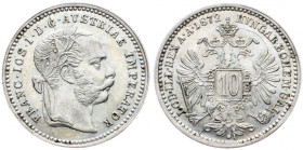 Franz Joseph I., 10 Kreuzer 1872, Vienna