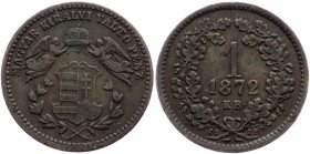 Franz Joseph I., 1 Kreuzer 1872, Kremnitz