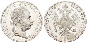 Franz Joseph I., 2 Gulden 1873, Vienna