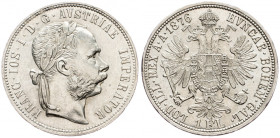 Franz Joseph I., 1 Gulden 1876, Vienna