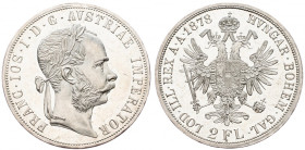 Franz Joseph I., 2 Gulden 1878, Vienna